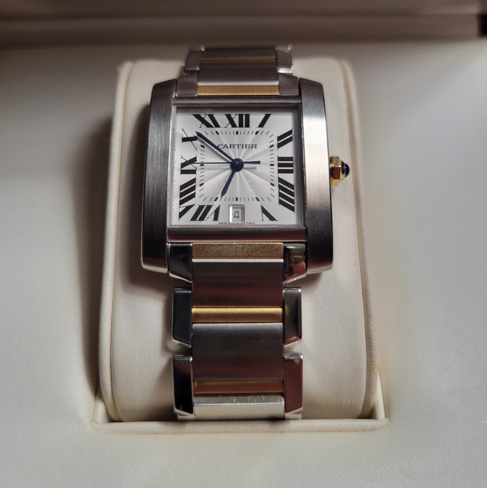 Cartier Tank Francaise Two Tone Large